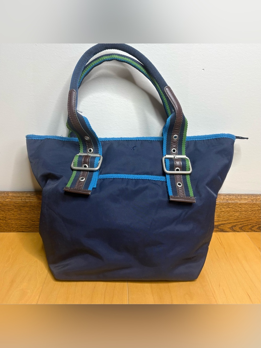 Vintage Y2k American Eagle Navy Shoulder Bag Purse View 2
